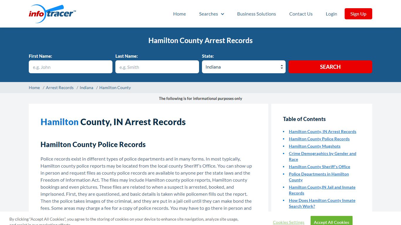 Hamilton County, IN Arrests, Mugshots & Jail Records ...