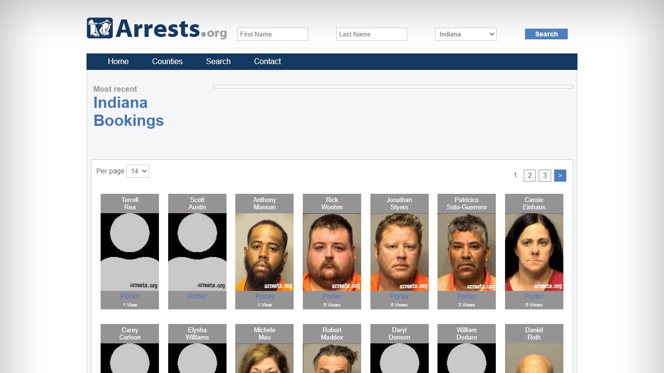 Indiana Arrests and Inmate Search